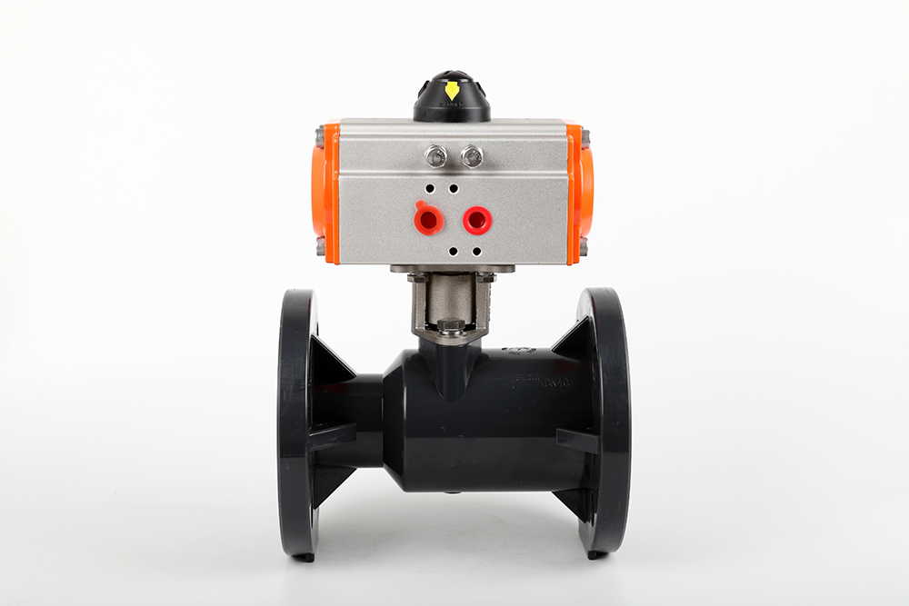 南丹气动法兰一体球阀